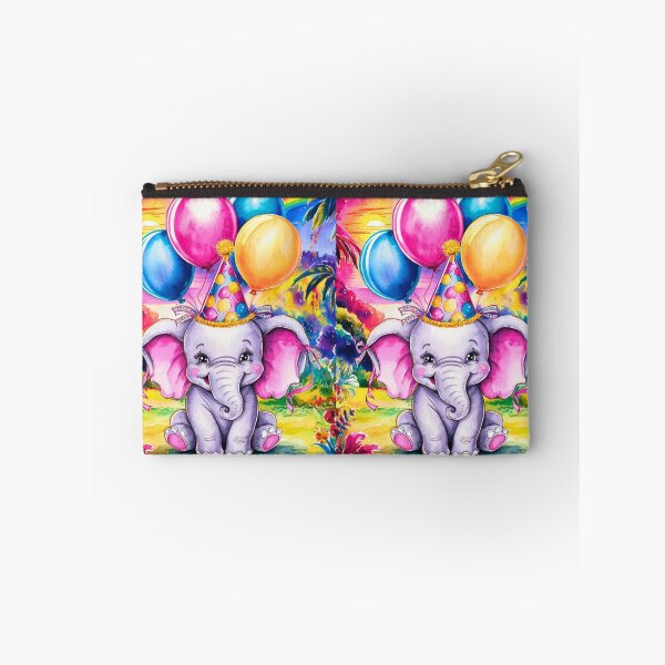 Artikelvorschau, Geburtstagselefant. Geburtstagsfeier, süßer Elefant, Partytier, kleiner Elefant, bunter Elefant, Elefantenzeichnung entworfen und verkauft von ElephantVibes.