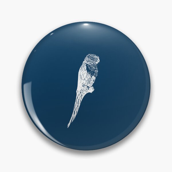 Item preview, Rose-ringed Ring-necked Parakeet White Design  designed and sold by designsasstultd.