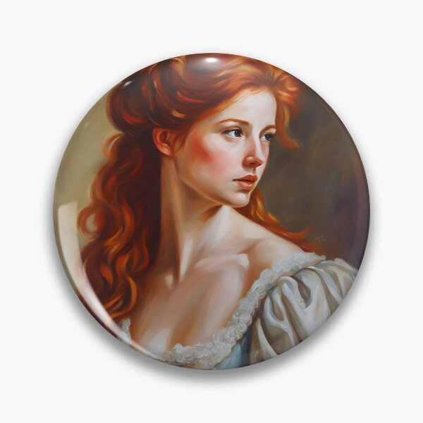 Item preview,  Regency  Red hair Lady Portrait designed and sold by CyberArtistOne.
