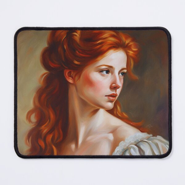 Item preview,  Regency  Red hair Lady Portrait designed and sold by CyberArtistOne.