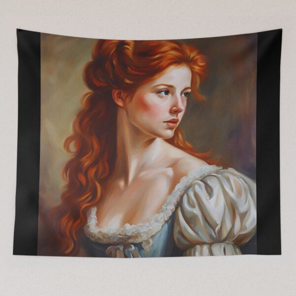 Item preview,  Regency  Red hair Lady Portrait designed and sold by CyberArtistOne.