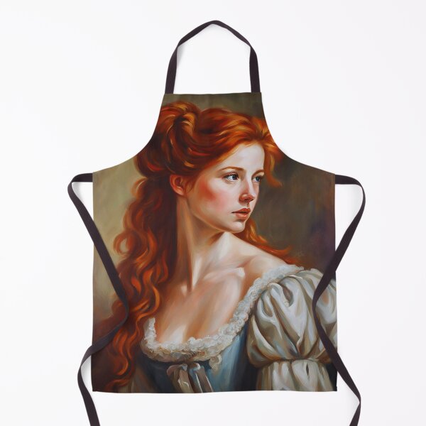 Item preview, Regency Red hair Lady Portrait designed and sold by CyberArtistOne.