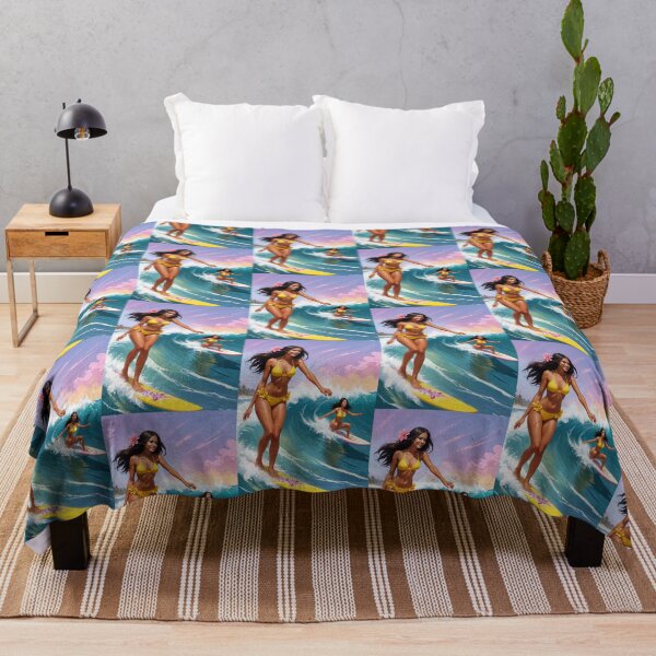 Item preview, Surfer Girl Wave designed and sold by TeeARTHY.