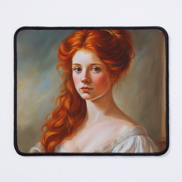 Item preview, Regency  Red hair Lady Portrait designed and sold by CyberArtistOne.