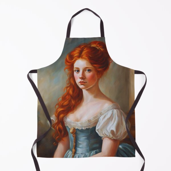 Item preview, Regency Red hair Lady Portrait designed and sold by CyberArtistOne.