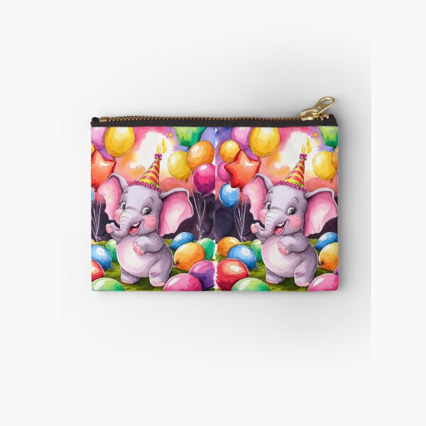Artikelvorschau, Geburtstagselefant. Geburtstagsfeier, süßer Elefant, Partytier, kleiner Elefant, bunter Elefant, Elefantenzeichnung entworfen und verkauft von ElephantVibes.