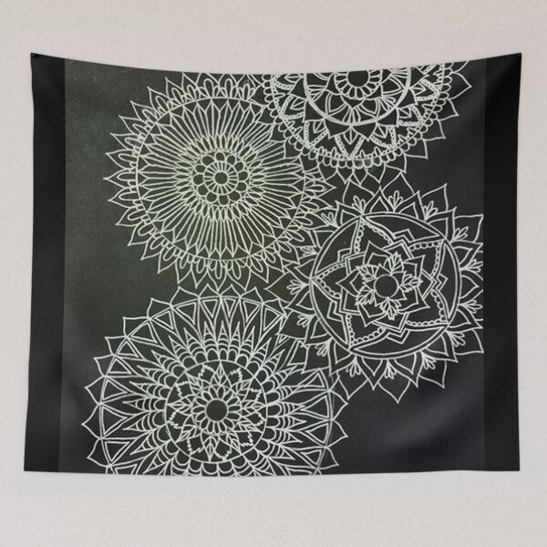 Item preview, Mandala Drawing, Mandala Art, Trippy Art designed and sold by ArtbyMeganBrock.