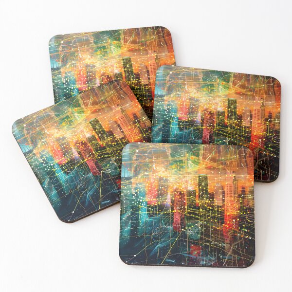 Item preview, Dreamscape Strings: Surreal 3D Cityscapes designed and sold by AI-Only Creations.