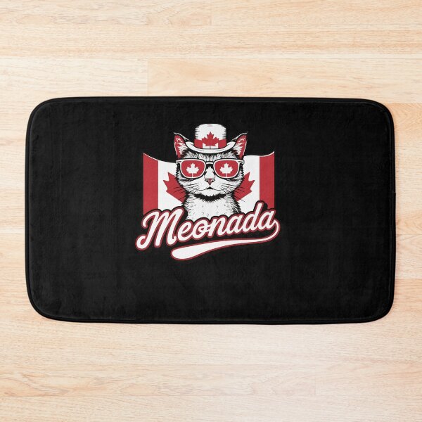 Item preview, Meonada Maple Leaf Patriotic Cat Sunglasses Canada Flag  designed and sold by Smix Pixels.