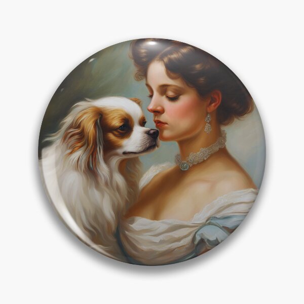 Item preview, Regency Lady with Papillion  designed and sold by CyberArtistOne.