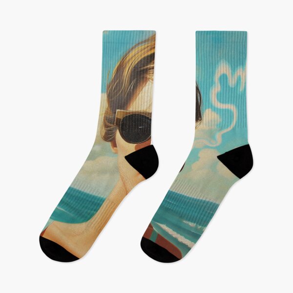 Item preview, Captain Cartier - Young Woman in a Beach Scene at the Coast designed and sold by HighlyDeep.