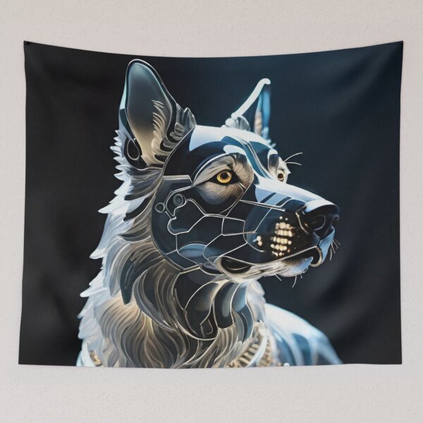 Item preview, dog, drawing, art, multicolored designed and sold by DonnaBlankaArt.