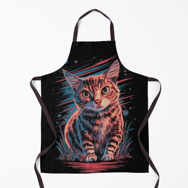 Item preview, Celestial Cat: A Neon Nightscape designed and sold by Exodoi.