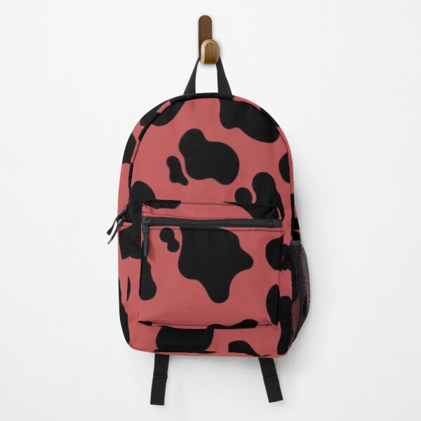 Item preview, Coral Pink and Black Cow designed and sold by ZedColors.