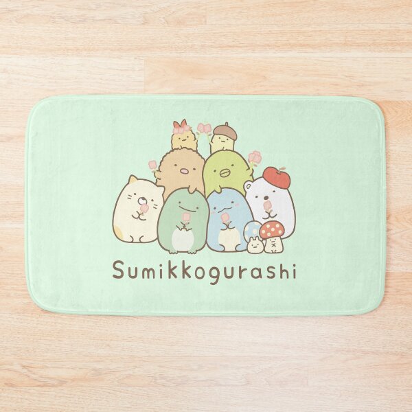 Item preview, Charming Sumikko Gurashi Group - Adorable Japanese Kawaii Characters in Cute Cartoon Design for Fans and Collectors designed and sold by FebricFusion.