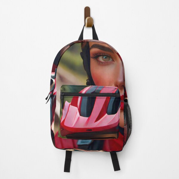 Item preview, Trailblazing Beauty: Gorgeous Female MTB Rider designed and sold by GrizzlyCollective.