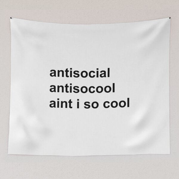Item preview, antisocial antisocool aint i so cool designed and sold by KingaDesigns.