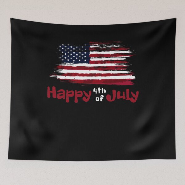 Item preview, Happy 4th of July Flag designed and sold by MyIdeas82.