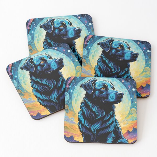 Item preview, dog, drawing, art, multicolored designed and sold by DonnaBlankaArt.