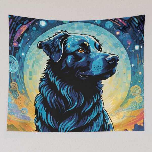 Item preview, dog, drawing, art, multicolored designed and sold by DonnaBlankaArt.