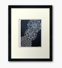 Mandala Drawing, Mandala Art, Trippy Art Framed Print