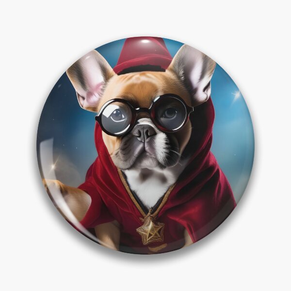 Item preview, Merlin the Frenchie designed and sold by Hachiandco.