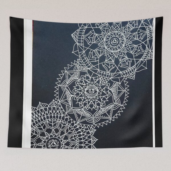 Item preview, Mandala Drawing, Mandala Art, Trippy Art designed and sold by ArtbyMeganBrock.