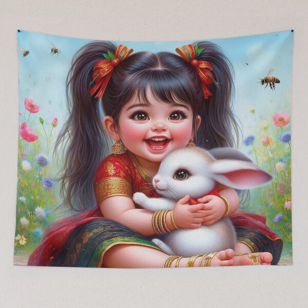 Item preview, Girl and Rabbit designed and sold by RaF71PrO.