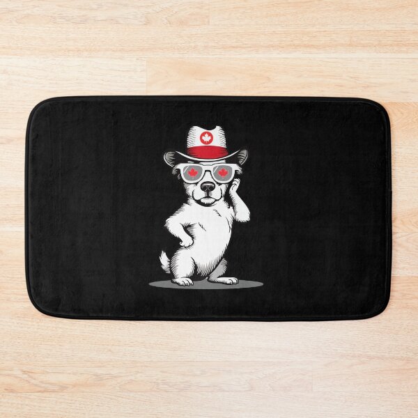 Item preview, Maple Leaf Patriotic Canadian Dog Sunglasses Canada Flag  designed and sold by Smix Pixels.