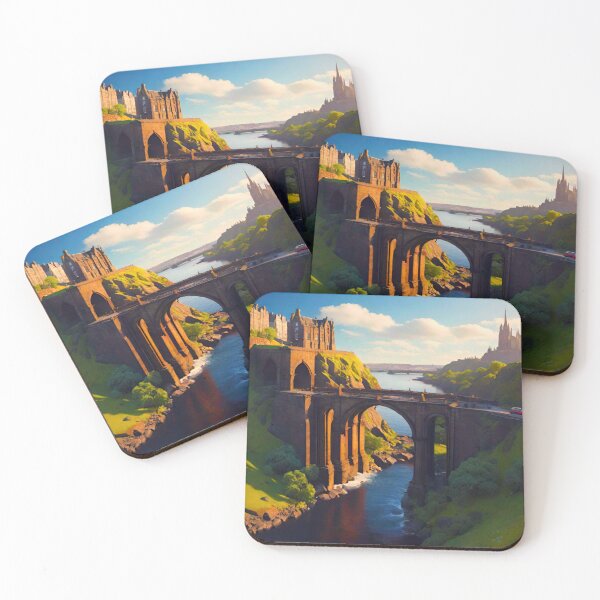 Item preview, Gateway to Majesty: Giant Bridge Leading to a Castle designed and sold by GrizzlyCollective.