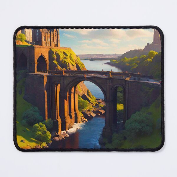 Item preview, Gateway to Majesty: Giant Bridge Leading to a Castle designed and sold by GrizzlyCollective.