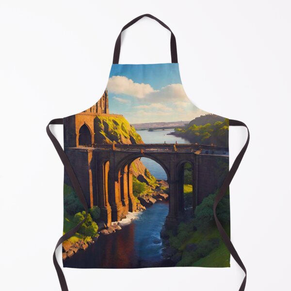 Item preview, Gateway to Majesty: Giant Bridge Leading to a Castle designed and sold by GrizzlyCollective.