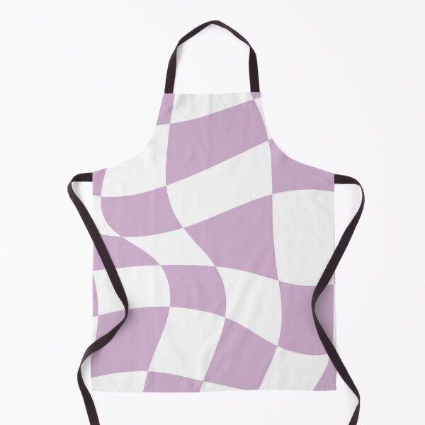 Item preview, Purple and White Distorted Checkerboard designed and sold by ZedColors.