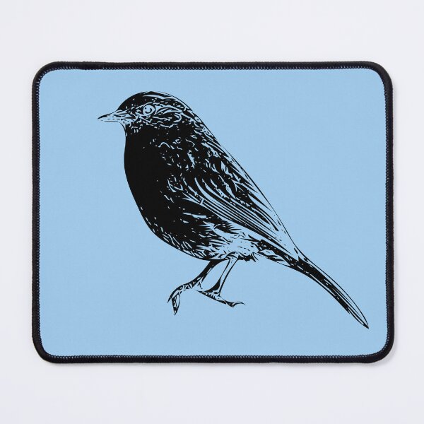 Item preview, Dunnock Hedge Sparrow Black Design  designed and sold by designsasstultd.