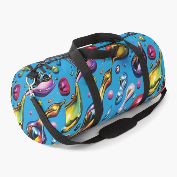 Item preview, Rainbow Liquid Metal on Blue designed and sold by dinaaaaaah.