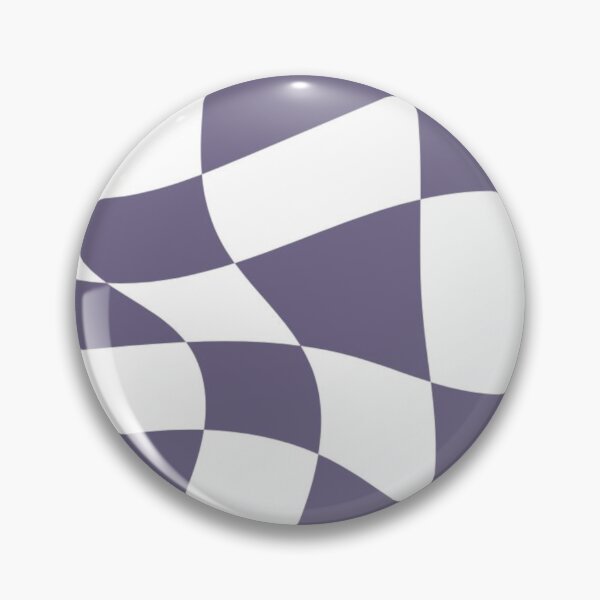 Item preview, Purple and White Distorted Checkerboard designed and sold by ZedColors.