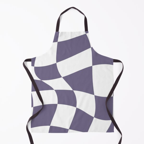Item preview, Purple and White Distorted Checkerboard designed and sold by ZedColors.