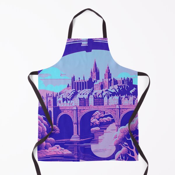 Item preview, Purple Majesty: Castle on the Hill Framed by Arched Bridge designed and sold by GrizzlyCollective.