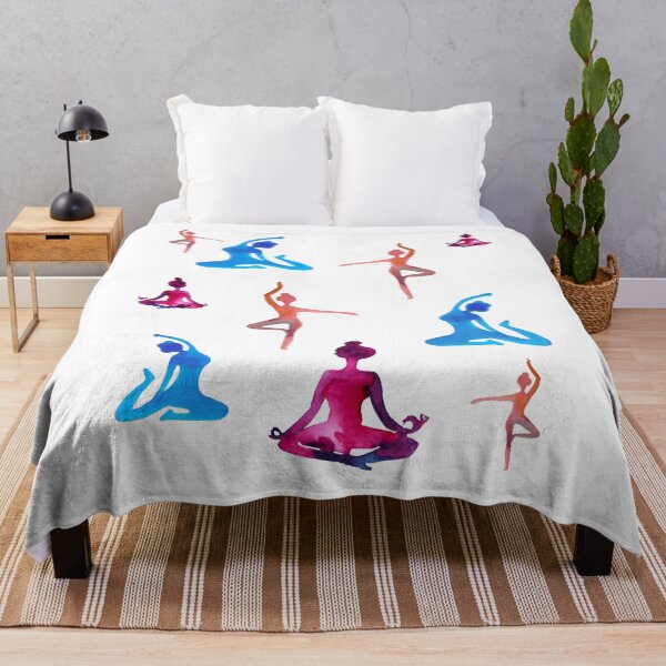 Item preview, yoga positions pattern designed and sold by Dominika Bednarska.