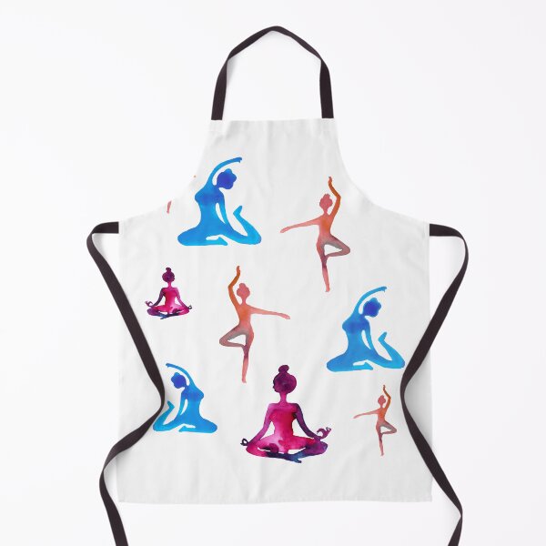 Item preview, yoga positions pattern designed and sold by Dominika Bednarska.