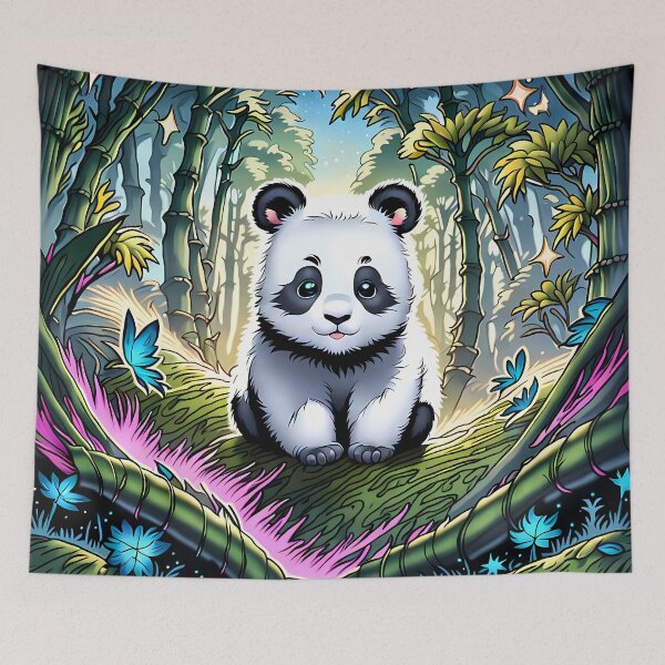 Item preview, Cute Panda, Ai Generated Art  designed and sold by ACC .