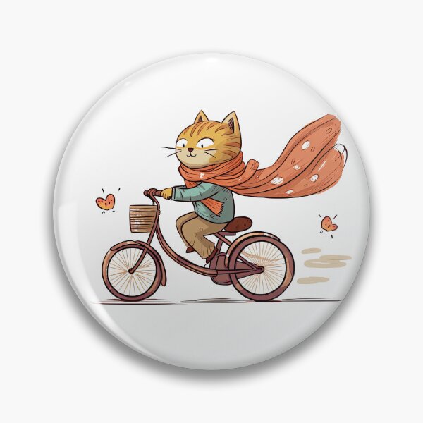 Item preview, Stylish cycling cat designed and sold by faberrzhe.