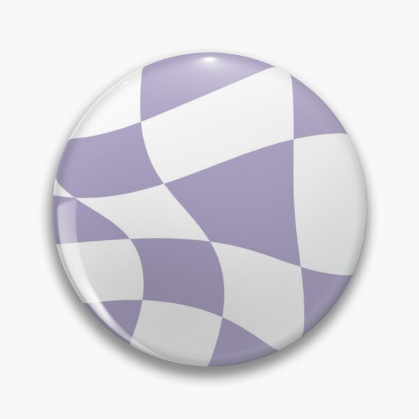 Item preview, Purple and White Distorted Checkerboard designed and sold by ZedColors.