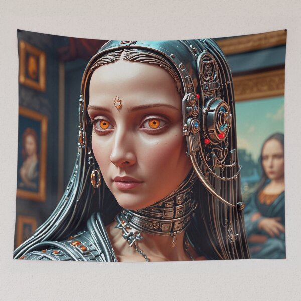 Item preview, Mona Lisa Biomechanical Cyborg designed and sold by TheArtOfPat.