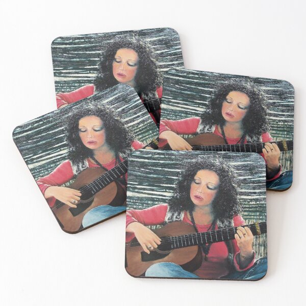 Item preview, LOVING GUITAR Woman Playing  AcousticGuitar designed and sold by BulganLumini.