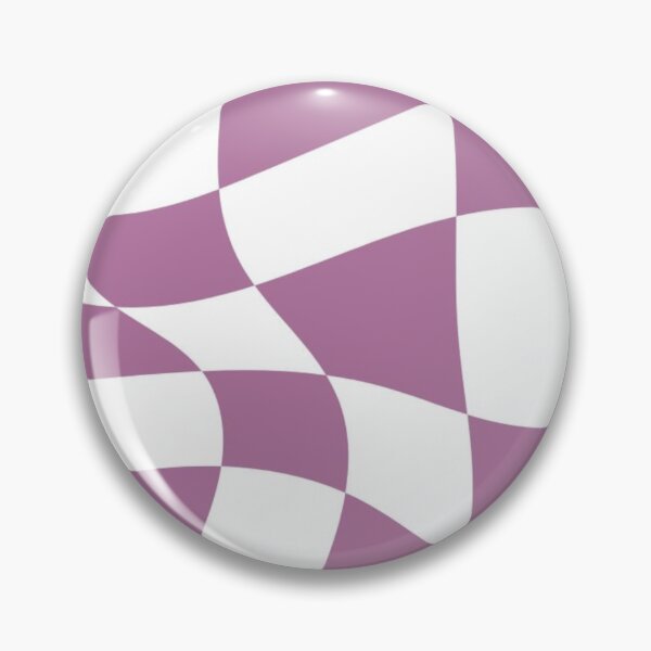 Item preview, Purple and White Distorted Checkerboard designed and sold by ZedColors.