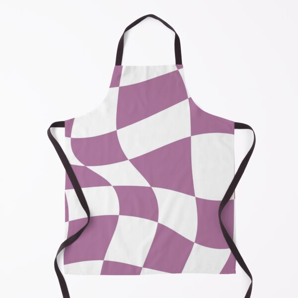 Item preview, Purple and White Distorted Checkerboard designed and sold by ZedColors.