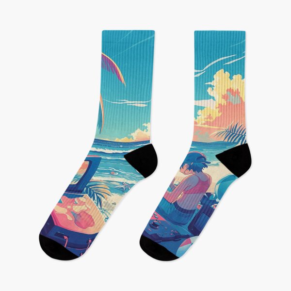 Item preview, Beach and Pixels designed and sold by DabrowskiDesign.