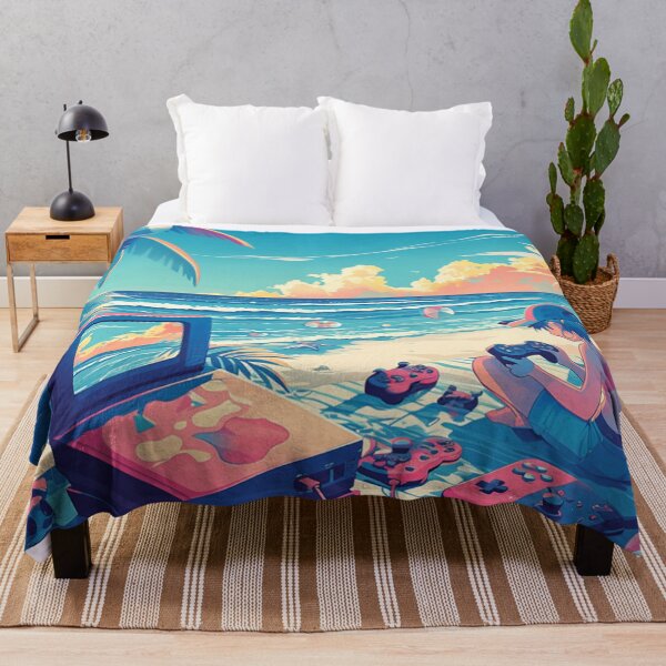 Item preview, Beach and Pixels designed and sold by DabrowskiDesign.