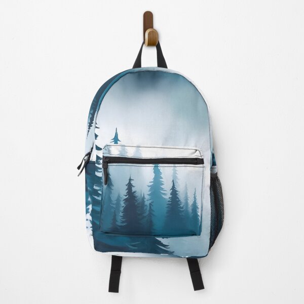 Item preview, Calm Misty Forest - Foggy Mountain Landscape Art designed and sold by Nabucodonoshop.